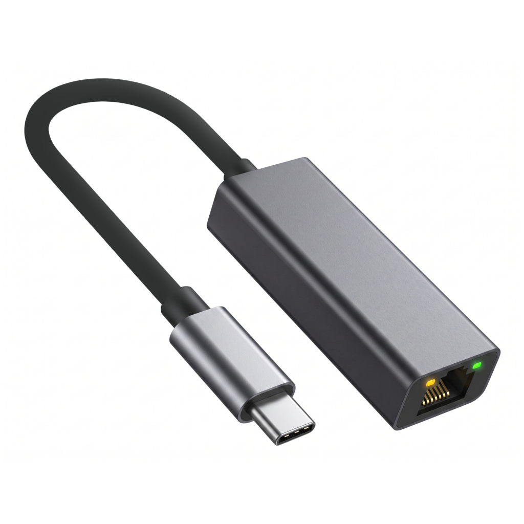 Adaptador USB-C a Ethernet Gigabit 1Gbps para MacBook, iPad Pro, iPhone