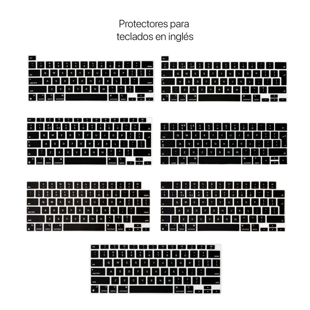 Protector de Teclado en Inglés para MacBook