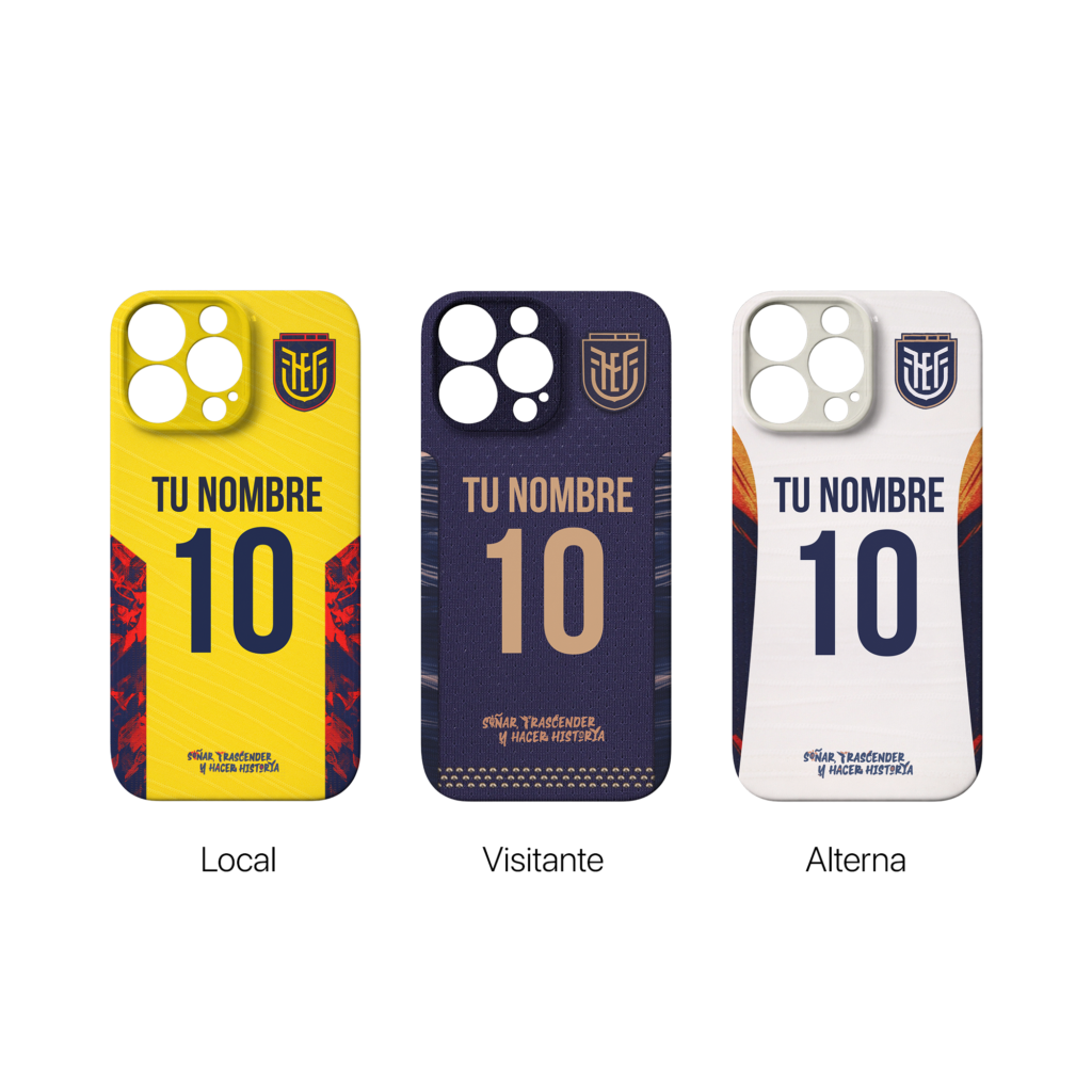 Case Personalizado Selección Ecuatoriana – Edición Mundialista