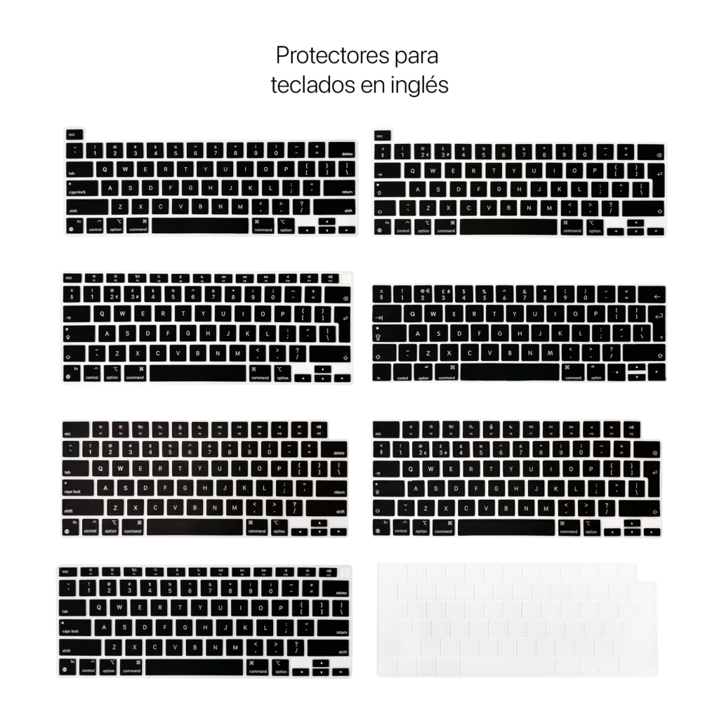 Protector de Teclado en Inglés para MacBook