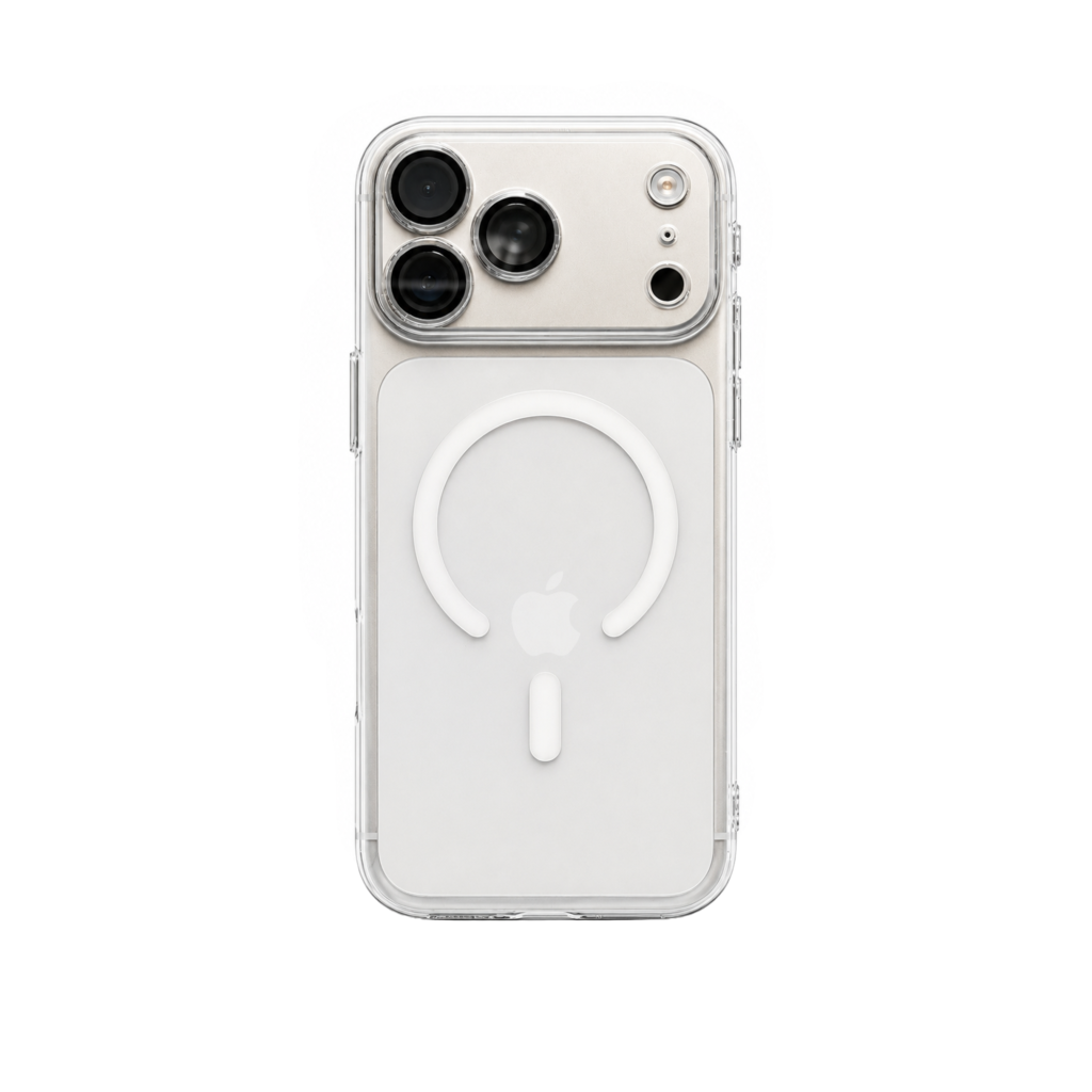 Case Cristal MagSafe con Protector de Cámara
