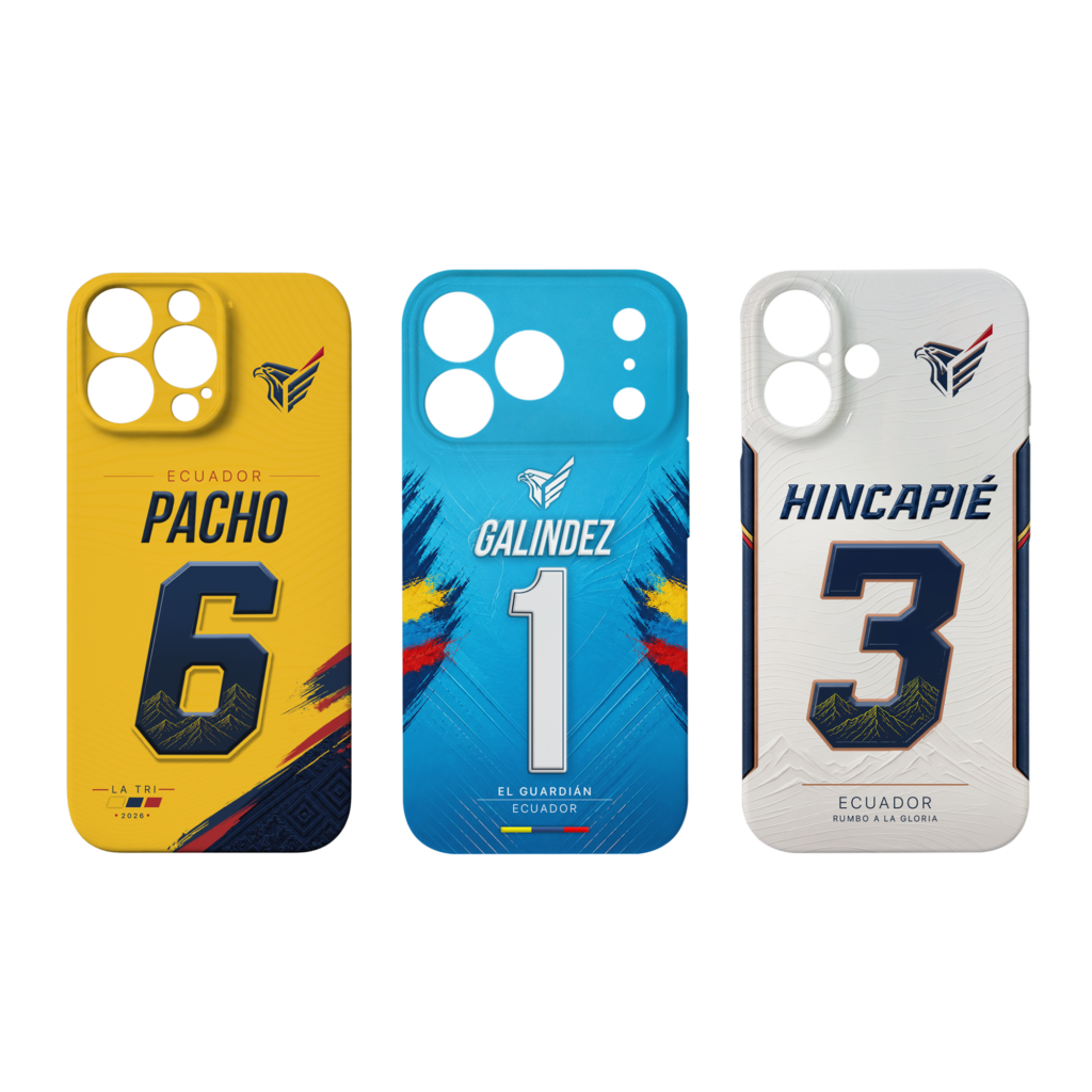 Case Personalizado Selección Ecuador Mundial 2026 para iPhone