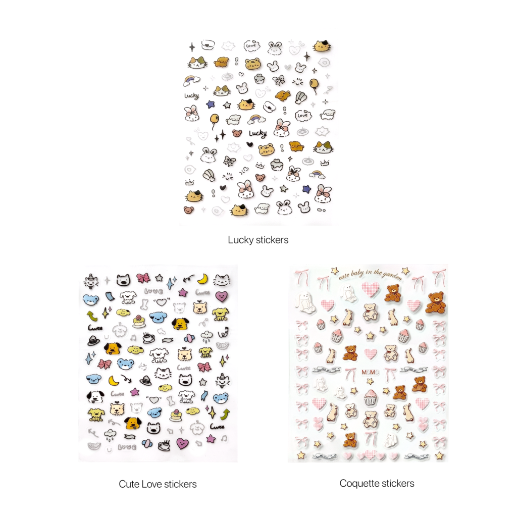 Stickers Kawaii para Case de  iPhone