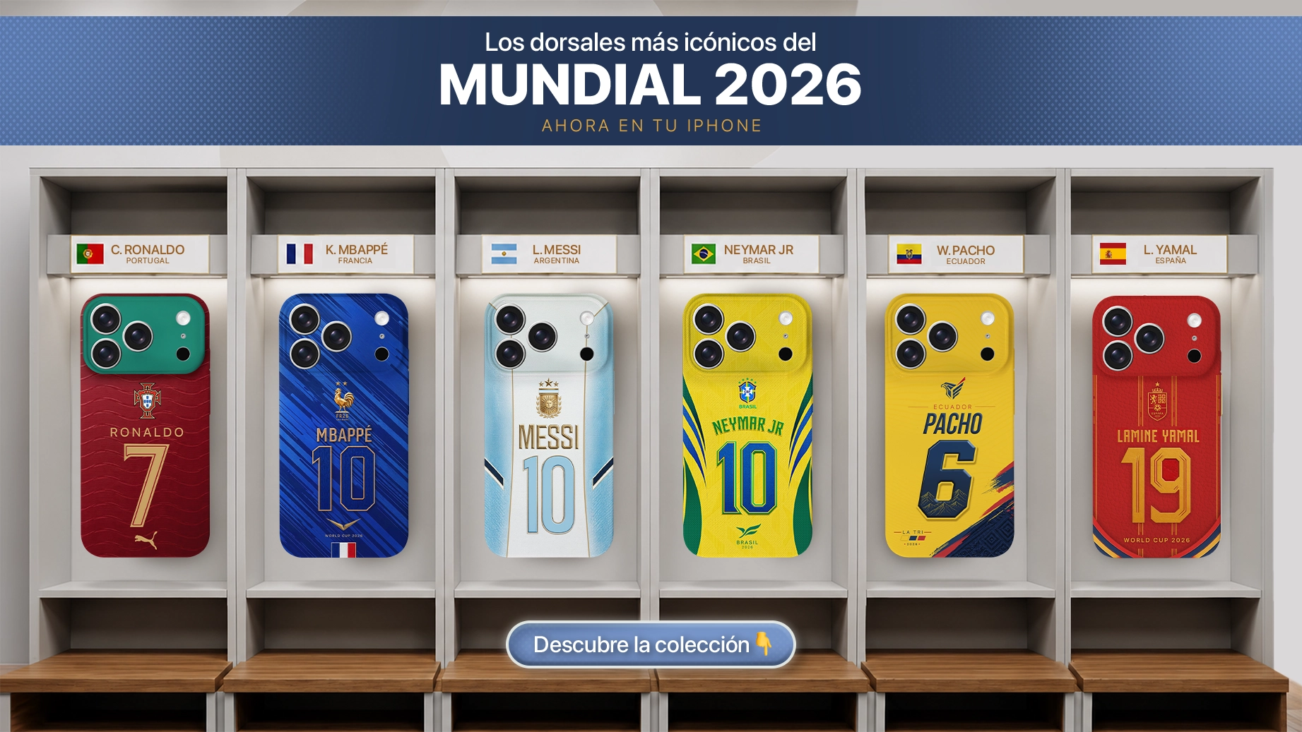 Cases Internacionales - Colecci&oacute;n Mundial 2026
